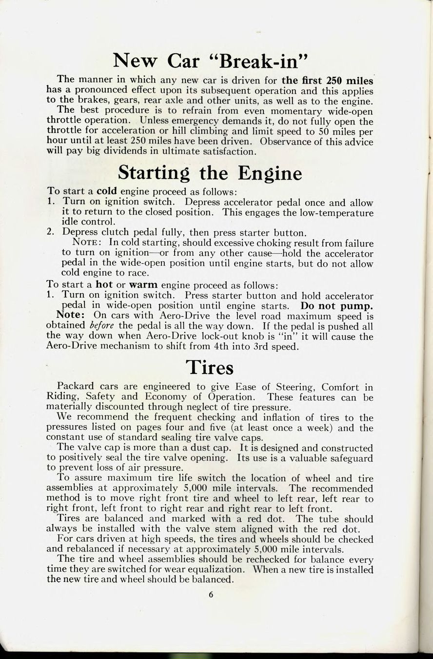 1941 Packard Owners Manual Page 59